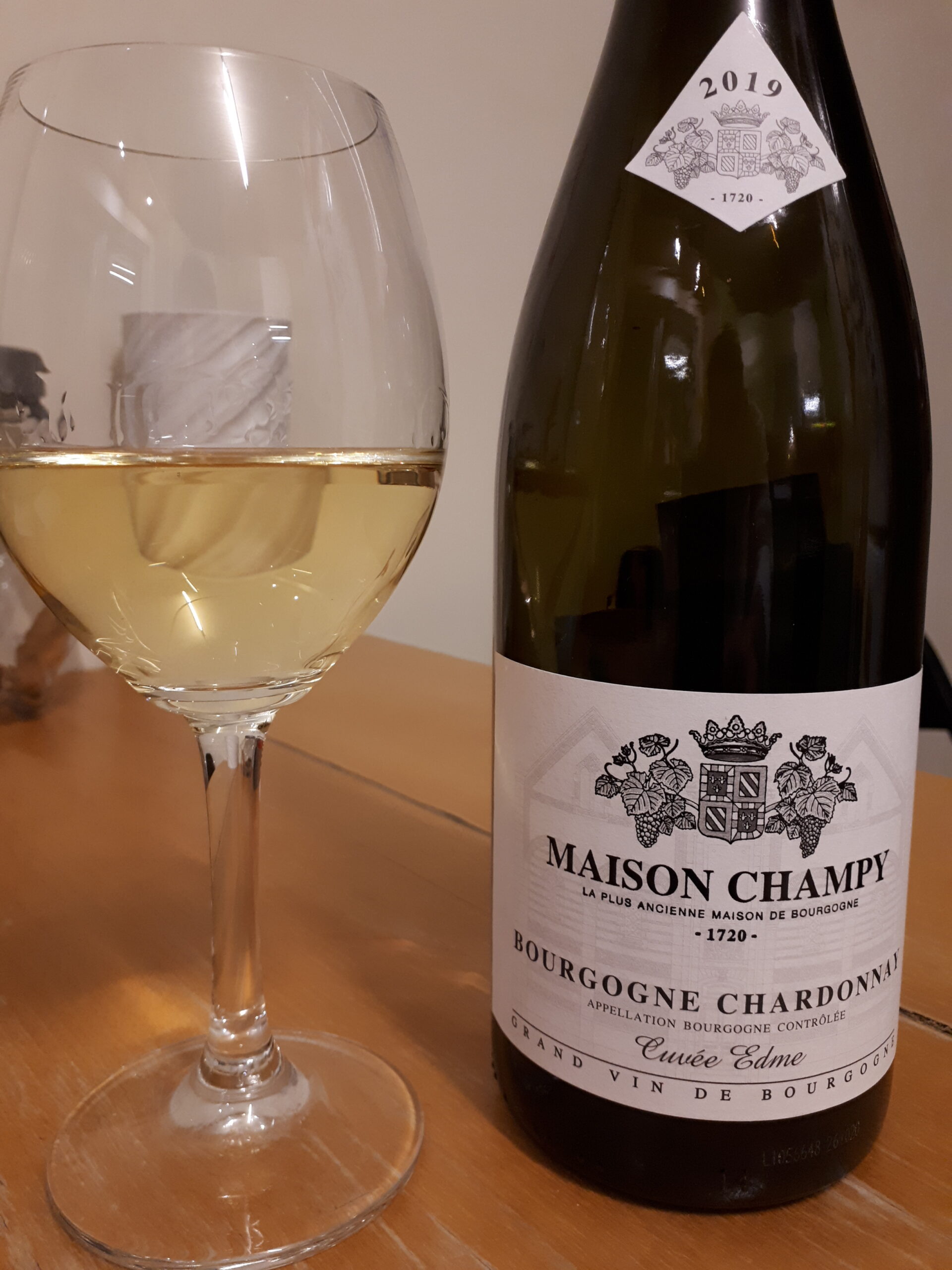Read more about the article Bourgogne Chardonnay Cuvée Edmé 2019 – Maison Champy