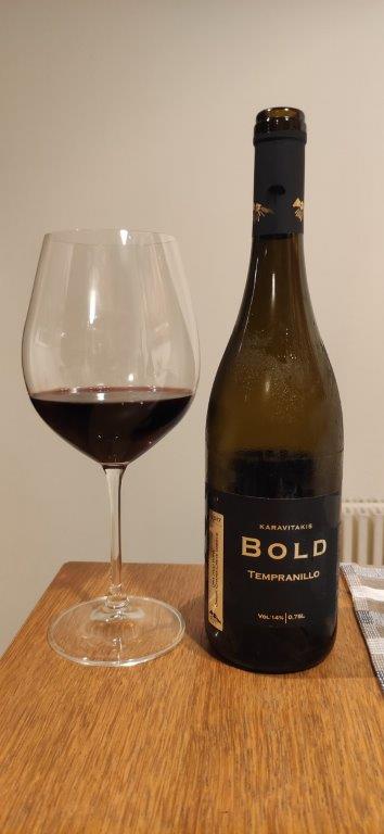 Read more about the article Bold 2017, Tempranillo – Αμπελώνες Καραβιτάκη